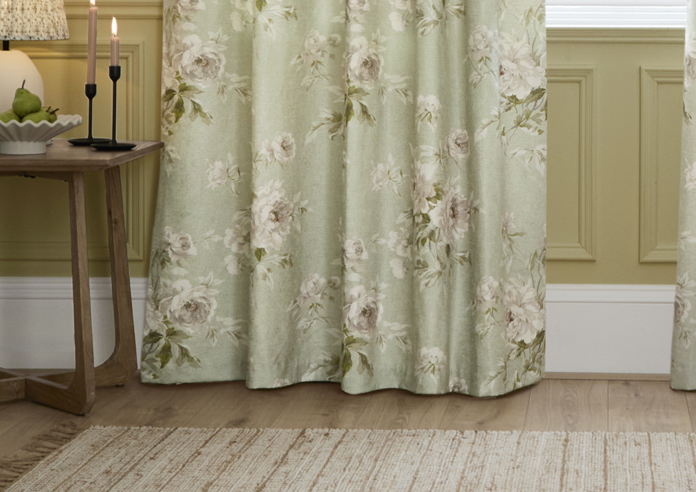 Adele Pencil Pleat, Sage - Ready Made Curtains - Image 6